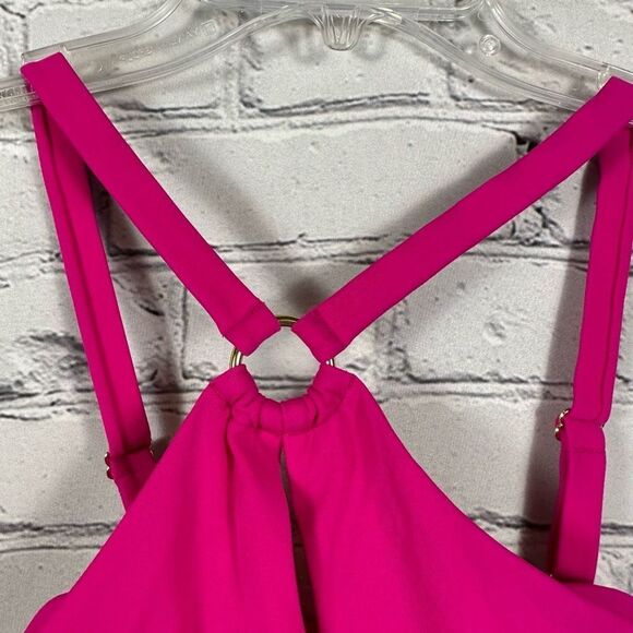 L’Agent by Agent Provocateur Women’s Adrina Swim Bikini Top Underwire Pink S NWT - Picture 4 of 12